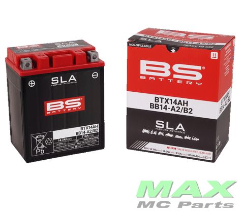 BS BATTERI*SLA-MAX*BTX14AH-BS YTX14AH-BS