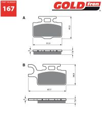Gold-Fren Bremseklodser