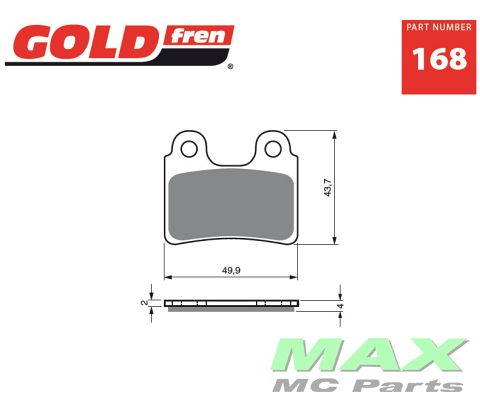 Gold-Fren Bremseklodser