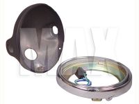 Lygtehus Kawasaki 7 BLACK KPL M/KRANSE