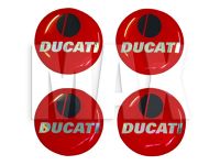Logo  4 Stk  DUCATI 27 MM