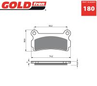 Gold-Fren Bremseklodser