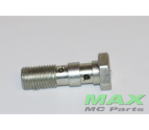 Banjo bolt 3/8 UNF ZINK DOBBELT