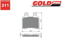 Gold-Fren Bremseklodser