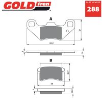Gold-Fren Bremseklodser