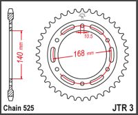 JT Bagkædehjul - JTR3.42 BMW