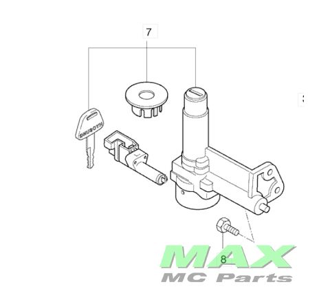 KEY SET   HYOSUNG SD50 / SB50