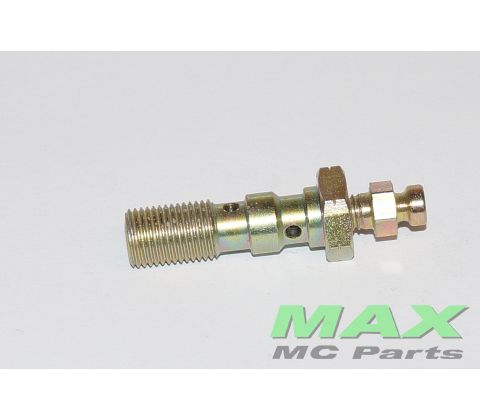 Banjo bolt M10x1,00 ZINK DOBBELT BLEED