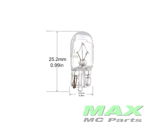 Pære 12V5W W2 1X9,5D T10 W5W