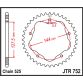 JT Bagkædehjul - JTA752.42, ALU