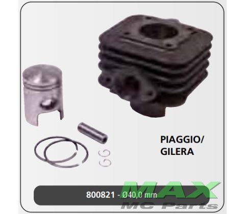 Cylinderkit Uni., std. 40,00 AC 45km/t