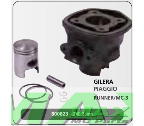 Cylinderkit std. 40,0mm LC, 45km