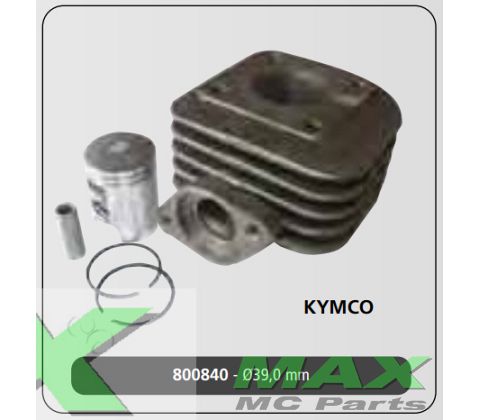Cylinderkit std. 39,00 AC, 45km KYM 12mm