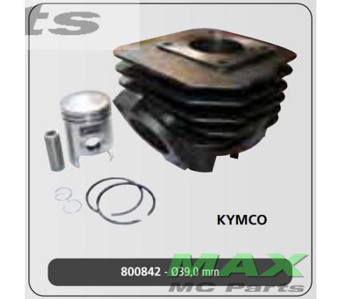 Cylinderkit std. 39,00 AC, 45km KYMCO 