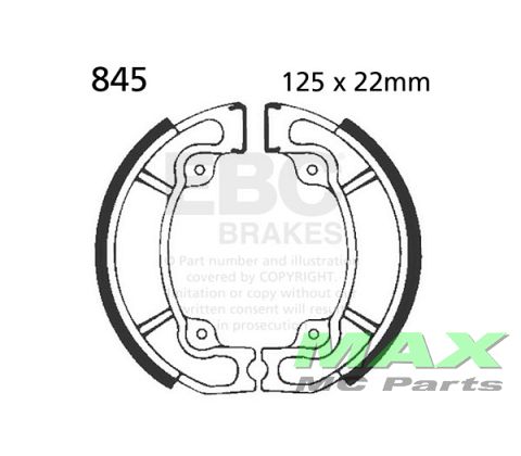 EBC brake shoe set 845
