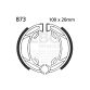 EBC brake shoe set 873
