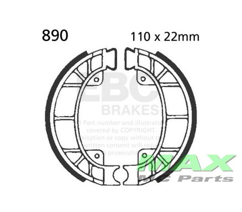 EBC brake shoe set 890