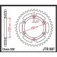 JT Bagkædehjul - JTR897.38