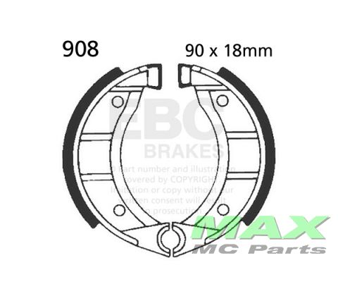 EBC brake shoe set 908 *USE: 807027*