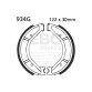 EBC grooved brake shoe set 934G