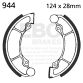 EBC grooved brake shoe set 944G