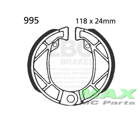 EBC brake shoe set 995