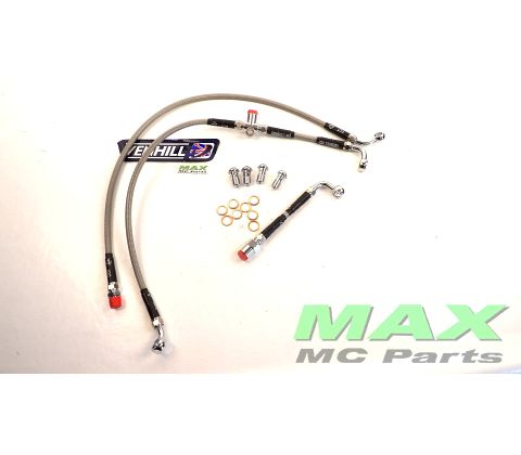 BMW FRONT BRAKE 1 HOSE KIT CHROME