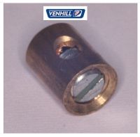 Nippel  5x7,5MM M/SKRUE - ->2,2MM KABEL