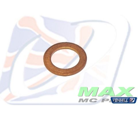 Kobber-skiver. 1=10 stk) 8MM