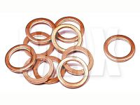 Kobber-skiver. 1=10stk) 11MM.