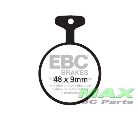 EBC Disc pad set FRONT FA011 XS650 75