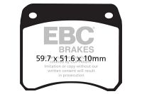 EBC Disc pad set FA016 FRONT TRIUMPH