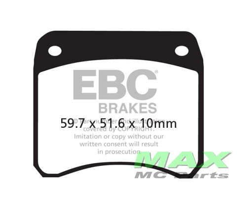 EBC Double- H Sintered Sportbike pad set
