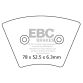 EBC Disc pad set FA026