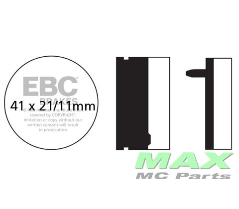 EBC Disc pad set FA040 FRONT/REAR