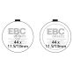 EBC Disc pad set FA046
