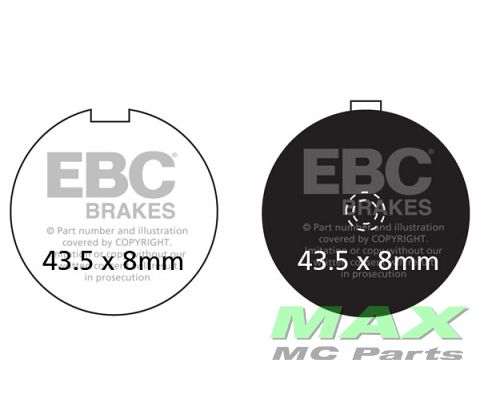 EBC Disc pad set FA056
