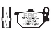 EBC Disc pad set FRONT FA061 XS750 XV750