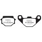EBC Disc pad *FRONT(REAR)* FA067