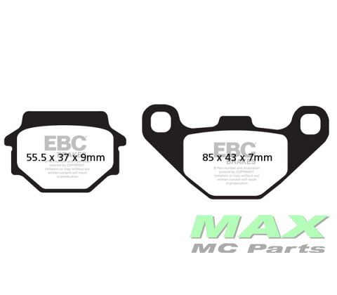 EBC Disc pad *FRONT(REAR)* FA067