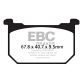 EBC Disc pad *FRONT* FA068 