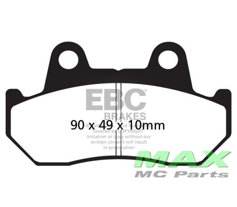 EBC Disc pad FRONT/REAR FA069*10MM*