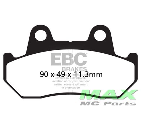 EBC Sintered*REAR(+FR)*FA069/3HH*11,5MM*
