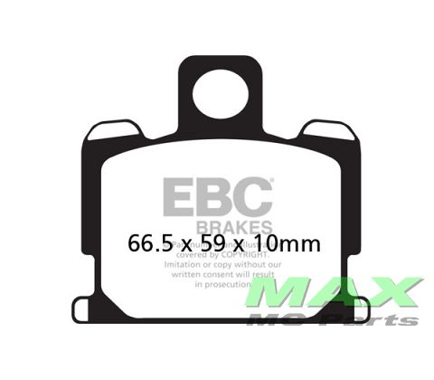 EBC Disc pad set*FRONT* FA070   XV920