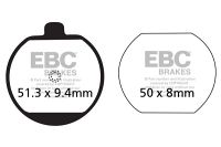 EBC Disc pad set FRONT FA073