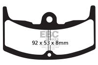 EBC Disc pad set FA080