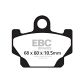 EBC Disc pad set*FRONT* FA081