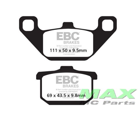 EBC Disc pad*FRONT/REAR* FA085 KAWASAKI