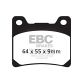 EBC Disc pad *FRONT/REAR* FA088