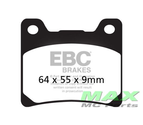 EBC Disc pad *FRONT/REAR* FA088